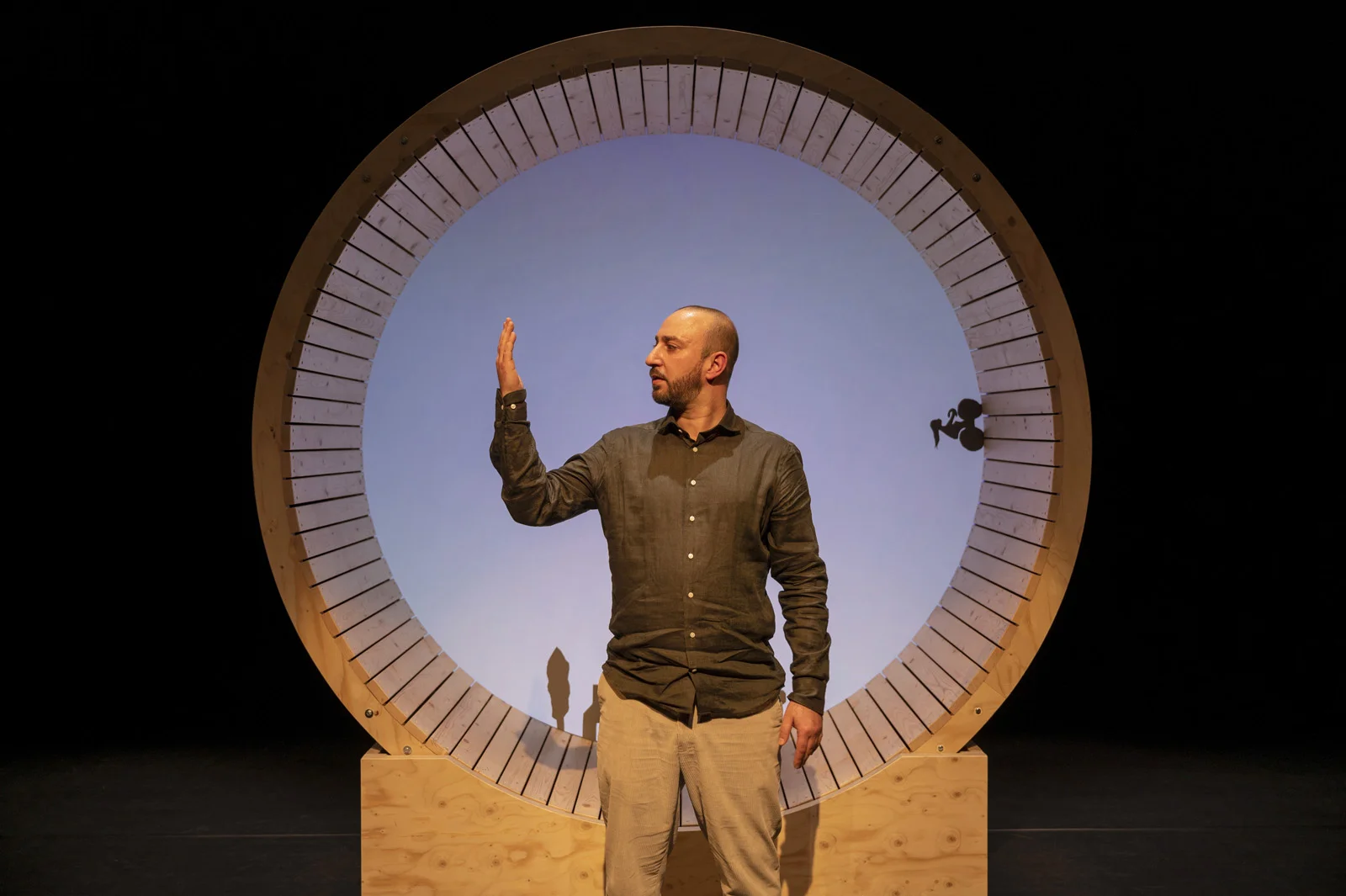 Scène uit SMART van MATZER Theaterproducties.